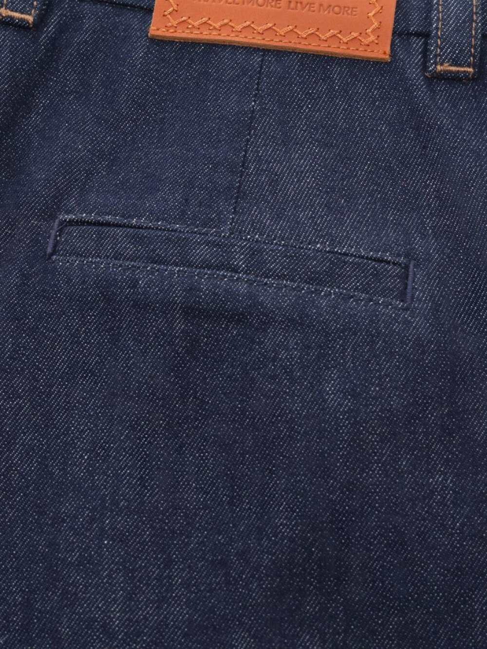 Denim Adjustable Waist Women Wide Leg Jeans - Picture 6 of 7